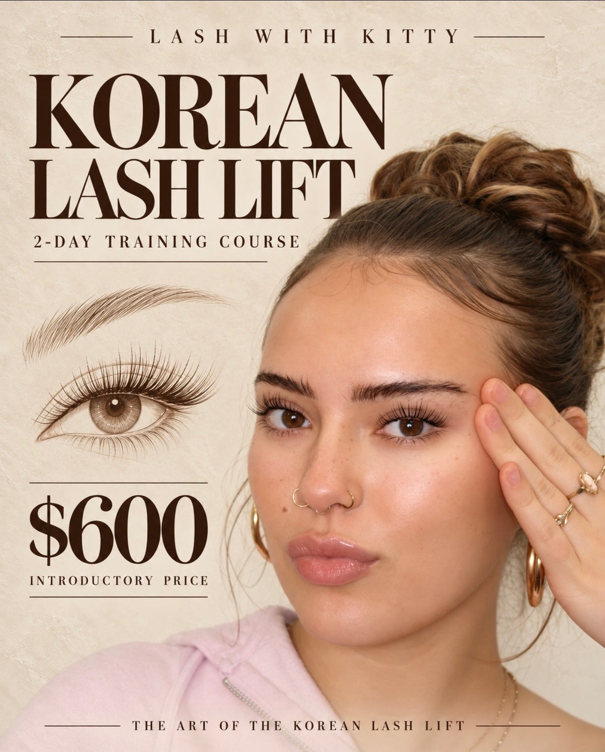One on One Korean Lash Lift Training with Connie